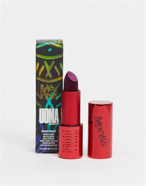 Uoma black magic fascinating enticement high gloss lipstick in ardor